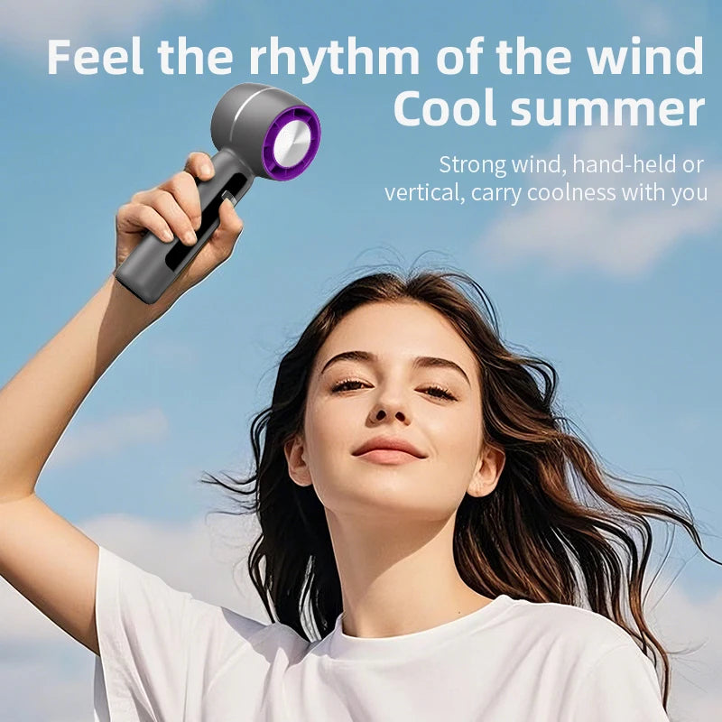 Portable Summer USB Rechargeable High-Speed Fan Electric Semiconductor Refrigeration for Outdoor Use for Hotels & RVs